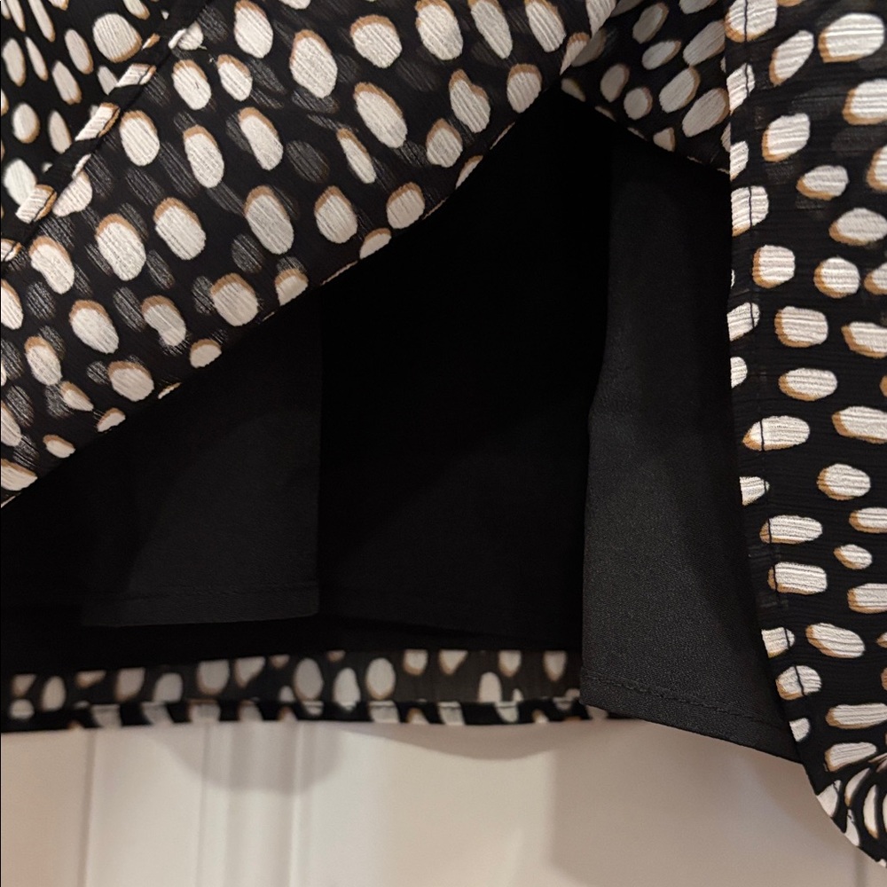 J. Crew Factory Smocked-Neck Long Sleeve Top in Oncilla Cat Print Size L - Picture 9 of 14